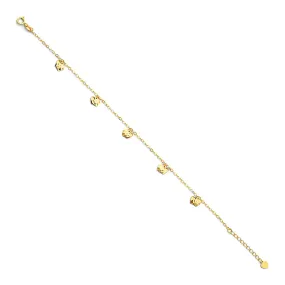 14K Anklet Elephant