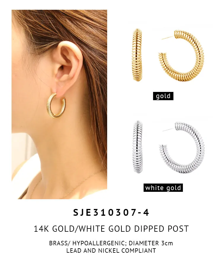 14K Gold Dipped Post