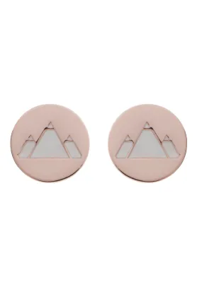 70%  DISCOUNT   18ct Rose Gold Vermeil  Earth Feline Spirit Stud Earrings