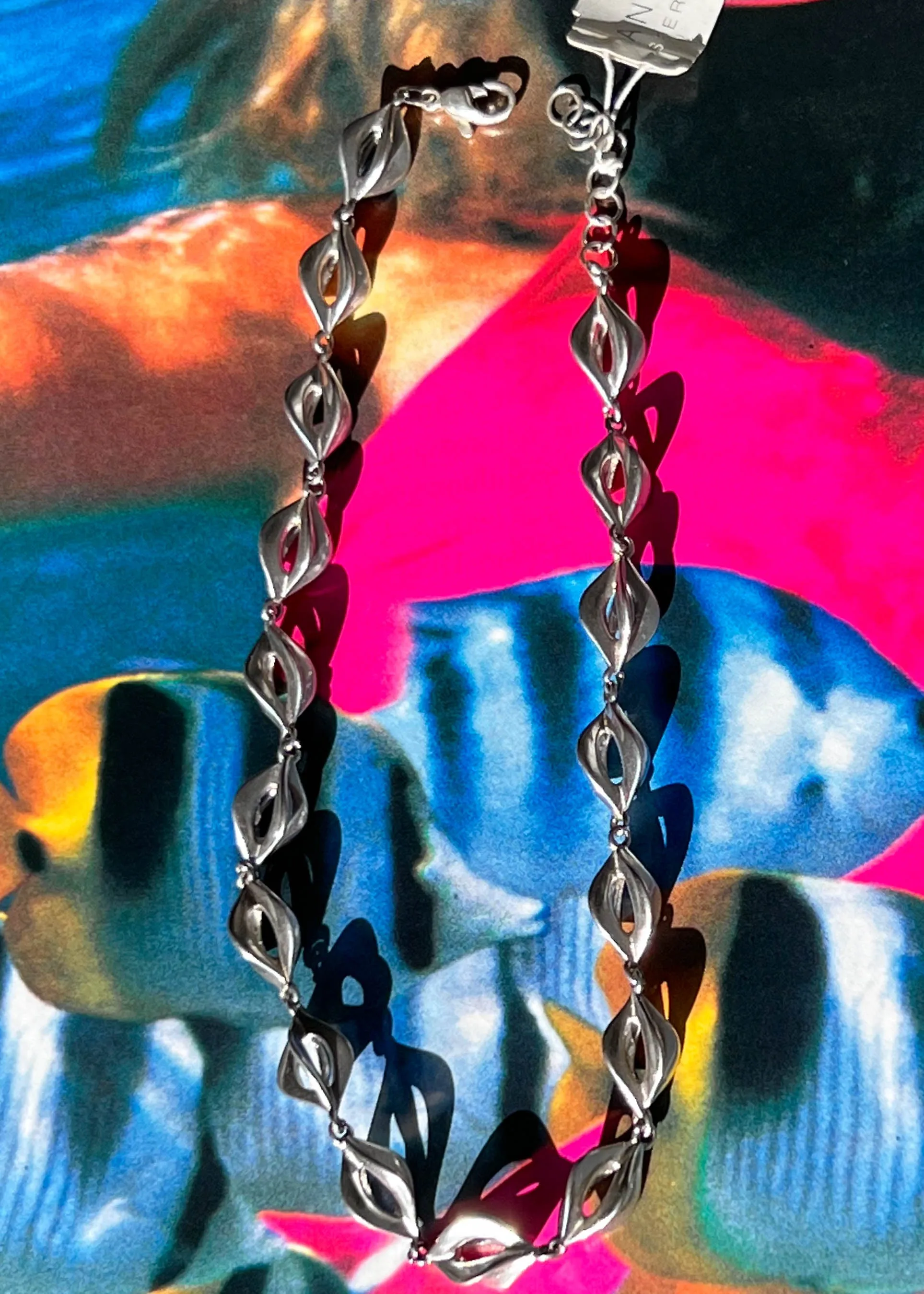 90’s AK Sterling Silver Choker