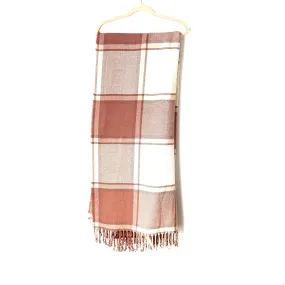 Abercrombie&Fitch Pink Plaid Scarf