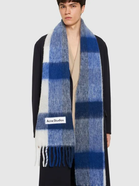 Acne Studios   Wool alpaca &amp; mohair scarf 