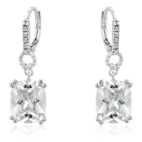 Amaris Radiant Drop Earrings | 7ct