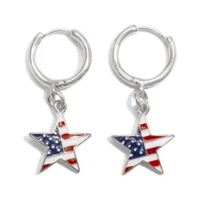 Americana Silver Dangles