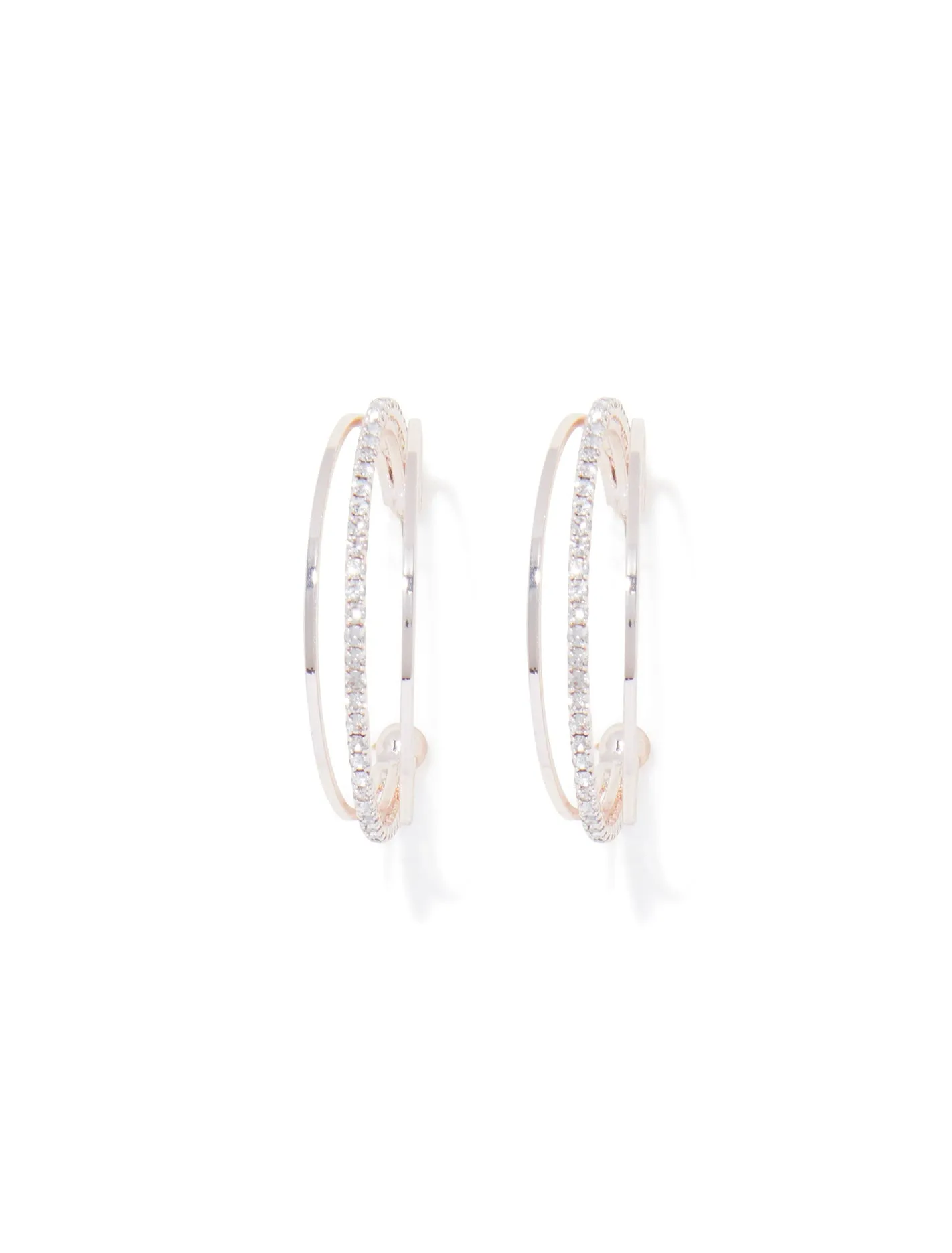 Angel Sparkly Hoop Earrings