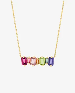 Ann Blend Rainbow Bar Pendant