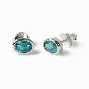 Apatite Stud Earrings