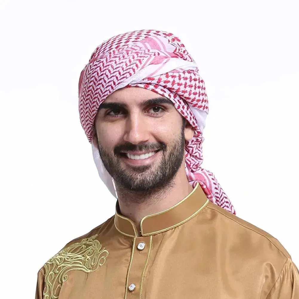 ArabArabic Scarf for Men Saudi Arabia ArabScarf Style Arabbandana for Men