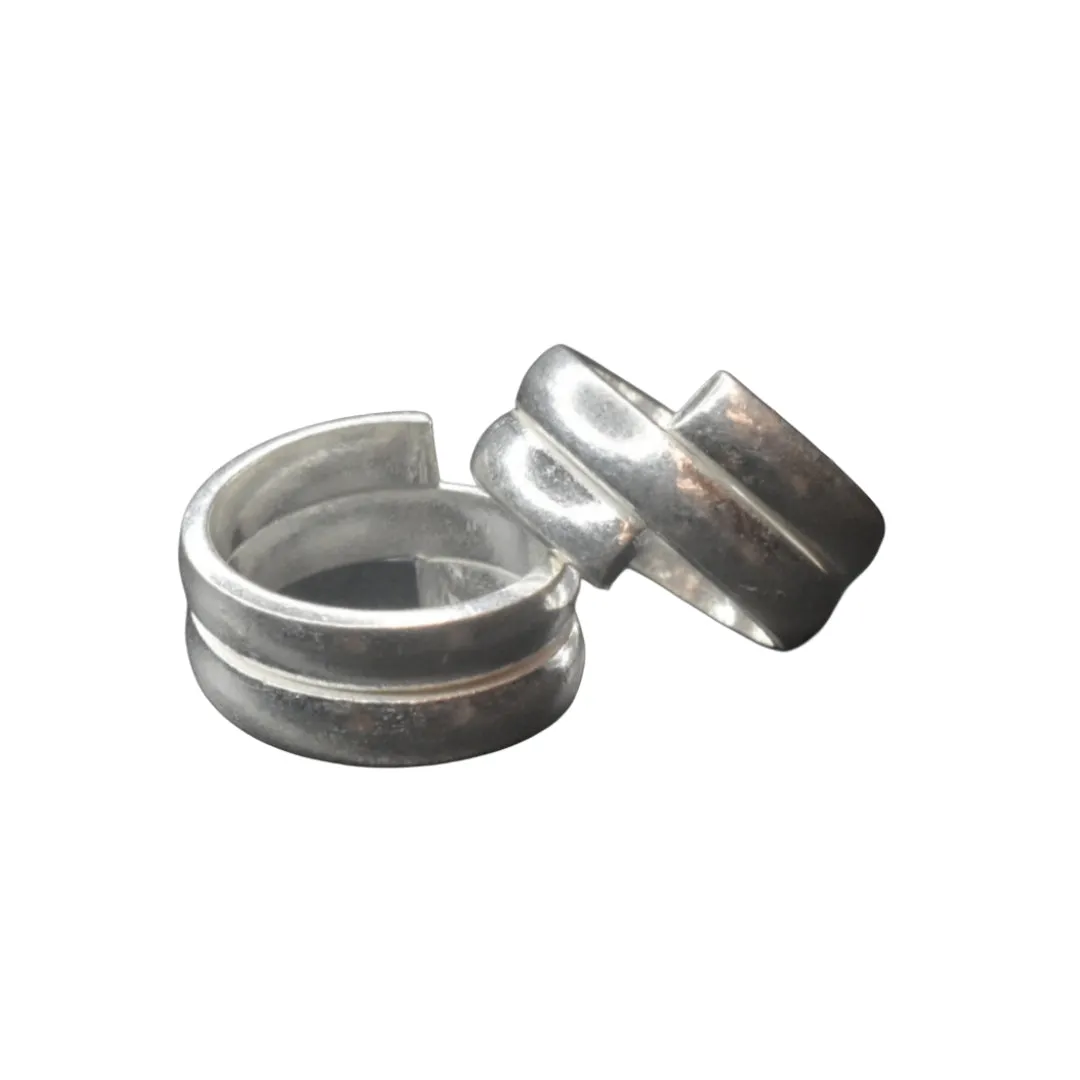 Asp Pure Silver Toe Rings