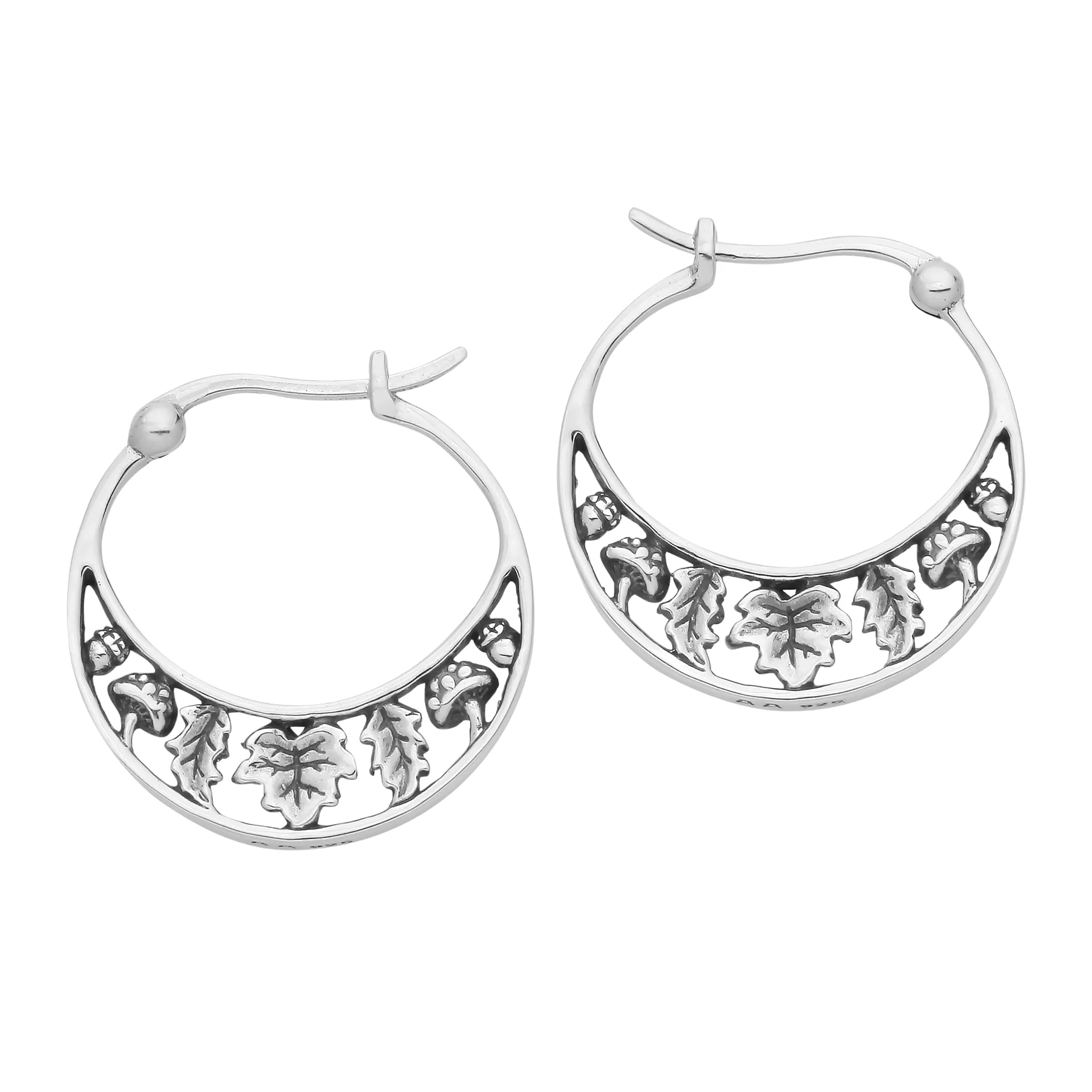 AUTUMN HARVEST - Sterling Silver Hoops