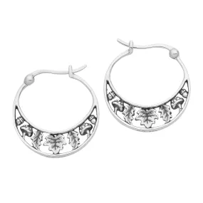 AUTUMN HARVEST - Sterling Silver Hoops