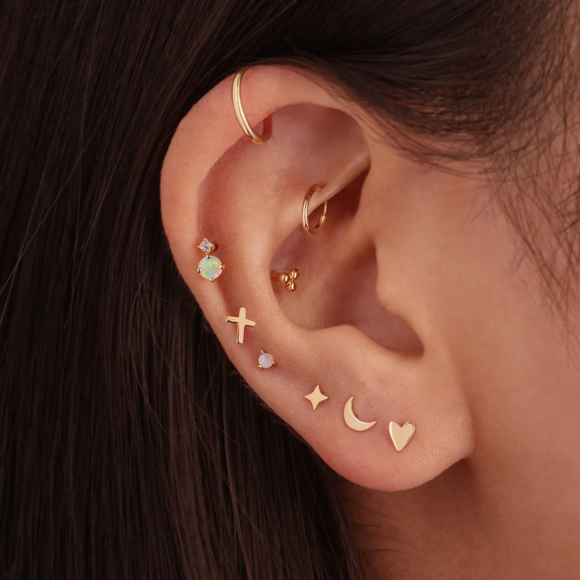 Baby Seamless Huggie Earrings