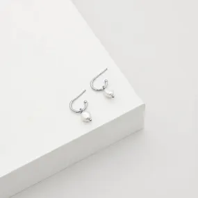 Baroque Pearl Core Hoop Earring