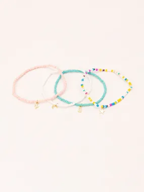 Beaded Anklet Set