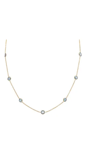 Blue Topaz Necklace