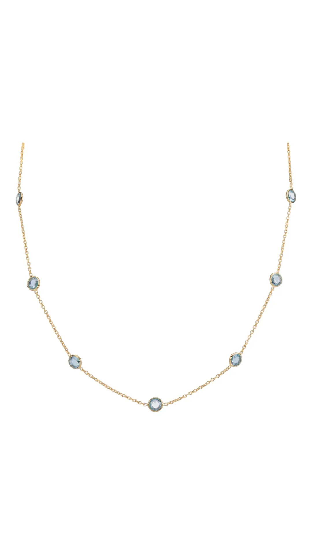 Blue Topaz Necklace