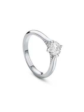 Boodles Brilliance Platinum Diamond Engagement Ring 0.7 Carat FVS2