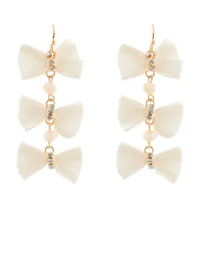 Bow Chain Earrings