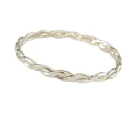 Braid Skinny Sterling Toe Ring