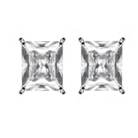 Brenda Radiant CZ Stud Earrings – 12mm | 7ct