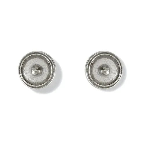 Brighton | Ferrara Monete Stud Earrings in Silver and Gold Tone