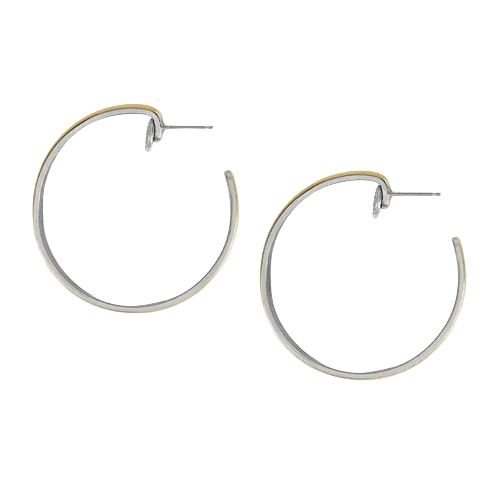 Brighton Women's Ferrara Entrata Medium Hoop Earrings