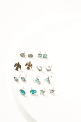 Brimfield Antique Earring Set - 8 Piece