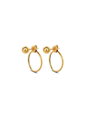 Chord Earrings Gold