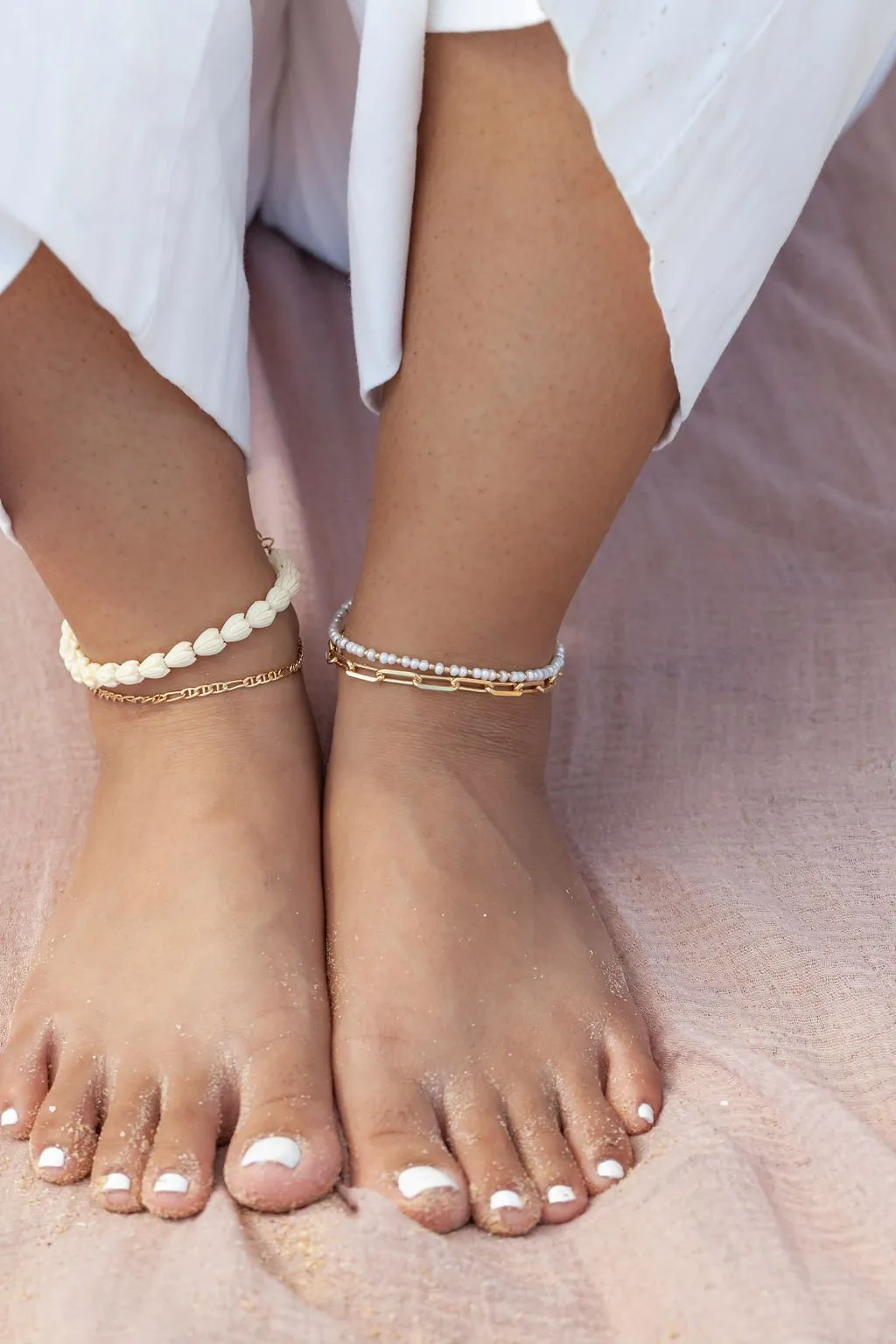 Chunky Gold Paperclip Chain Anklet - Hie