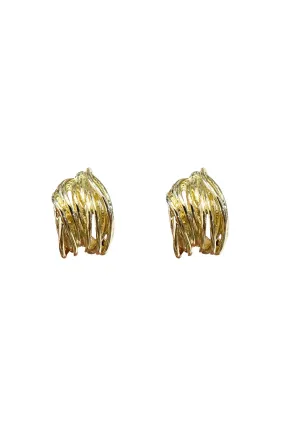 Clarina Gold Hoop Earrings