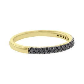 Classical Black Diamond Ring