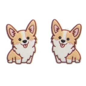 Corgi Studs Hypoallergenic Earrings for Sensitive Ears Made with Plastic Posts