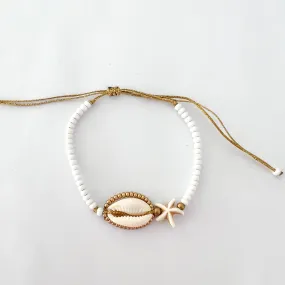 Cowrie Shell & Starfish Anklet