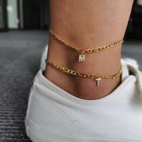 Cressida Initial Anklet