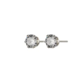 Crown Studs Steel Earrings