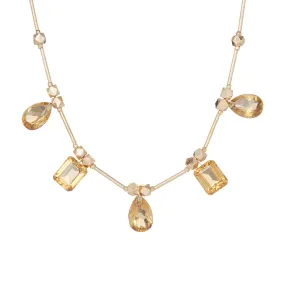 Cushion Necklace - Topaz