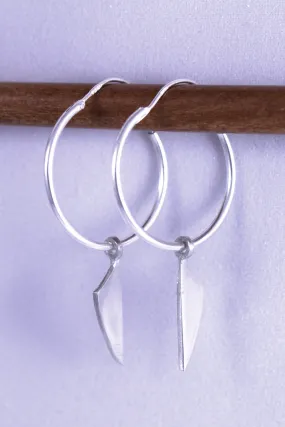 Dagger Hoop Earring