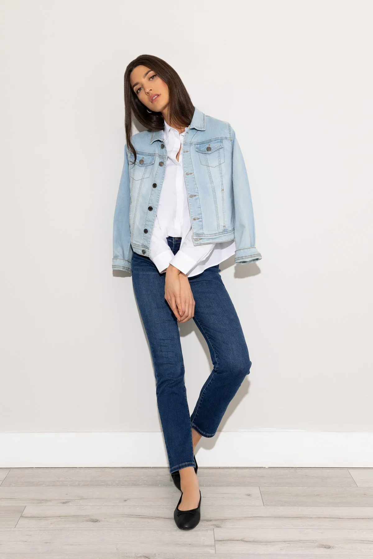 Denim Jacket in Light Blue