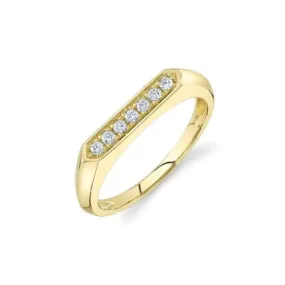 Diamond Bar Ring