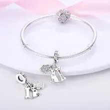 Dog Charm Collection Pandora Style Charms Sterling Silver Boston, Frenchie, Chi, Schnauzer, Puppy