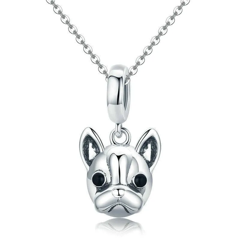 Dog Charm Collection Pandora Style Charms Sterling Silver Boston, Frenchie, Chi, Schnauzer, Puppy