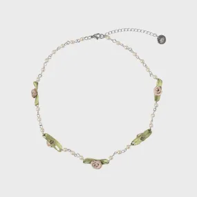 [EIREVE] Seasonless ROSE BOUQUET CHOKER (BEIGE)