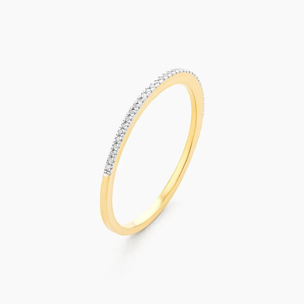 Ella Stein Oval Triple Stackable Ring Set in Gold - Size 7