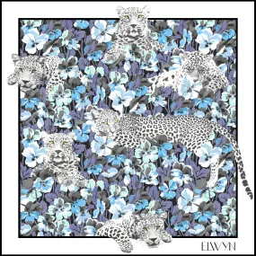 Elwyn Leopard Pansy Bandana