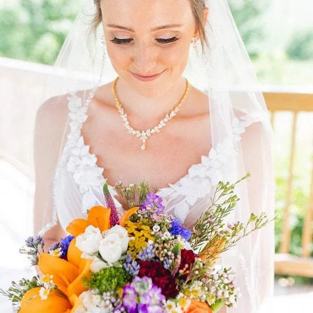 Emily - Crystal Bridal Studs