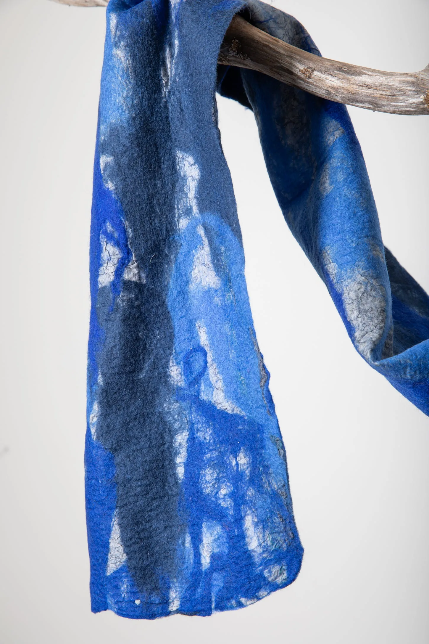 Felted Silk Scarf