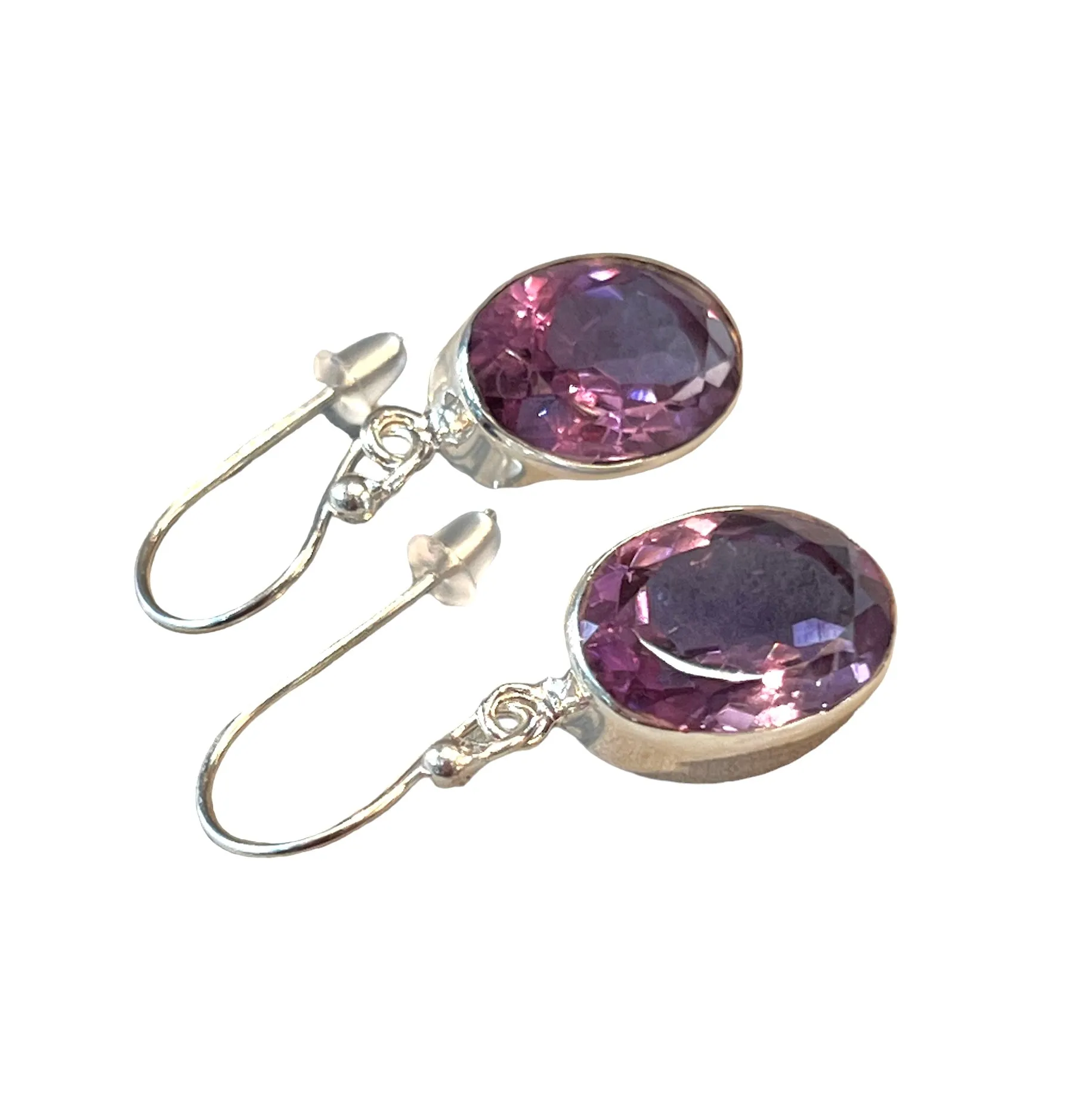 Genuine Amethyst Gemstone Earrings