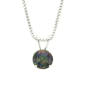 GENUINE MYSTIC FIRE TOPAZ NECKLACE