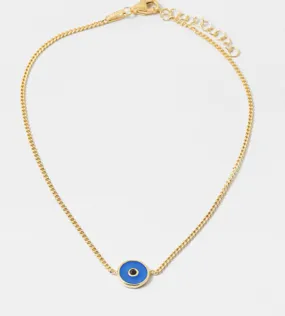 Gold Chain Evil Eye Anklet