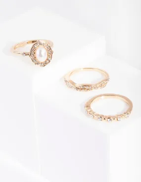 Gold Classic Engagement Ring Pack